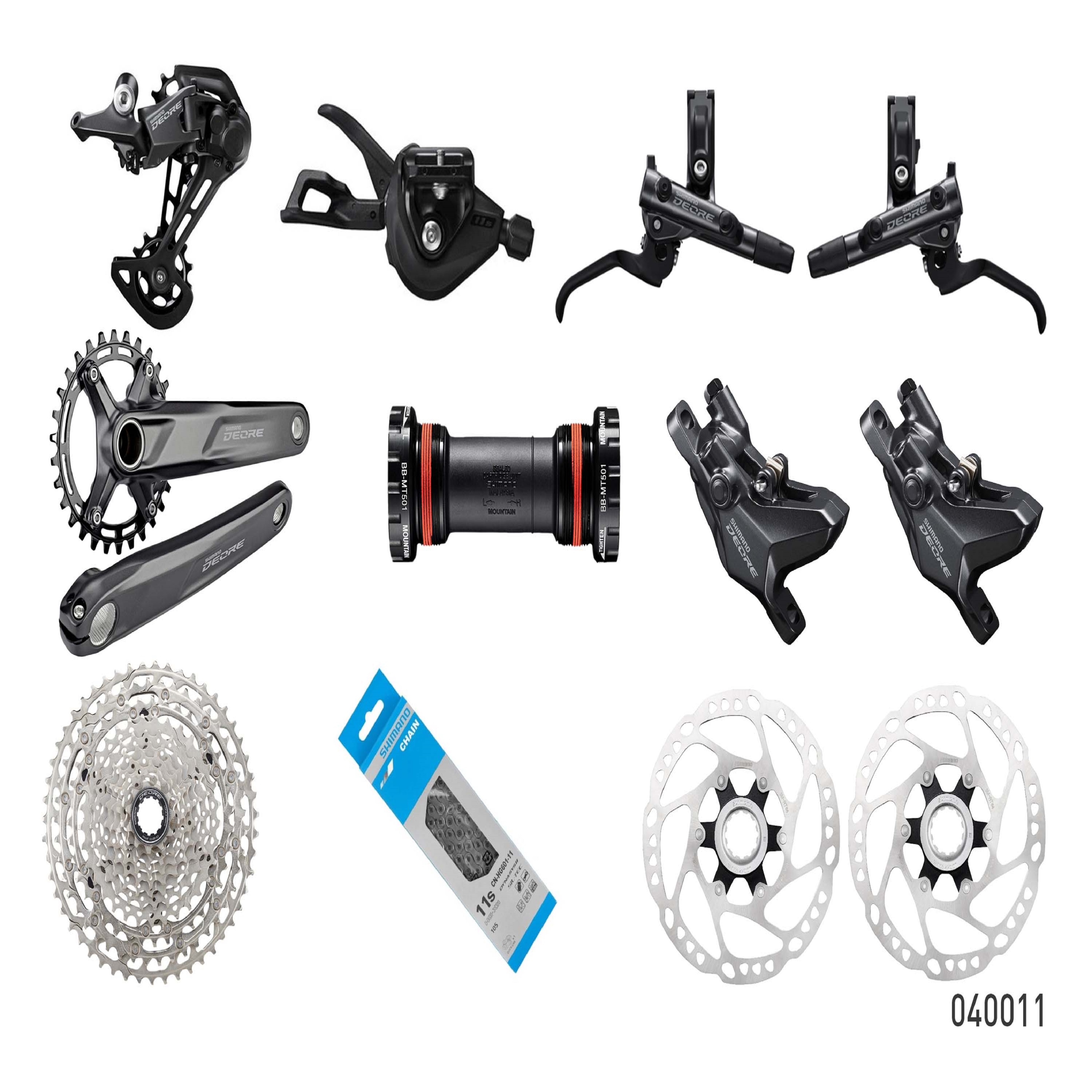 GRUPO DEORE M5100 32T 11-51T 1X11 VELOCIDADES